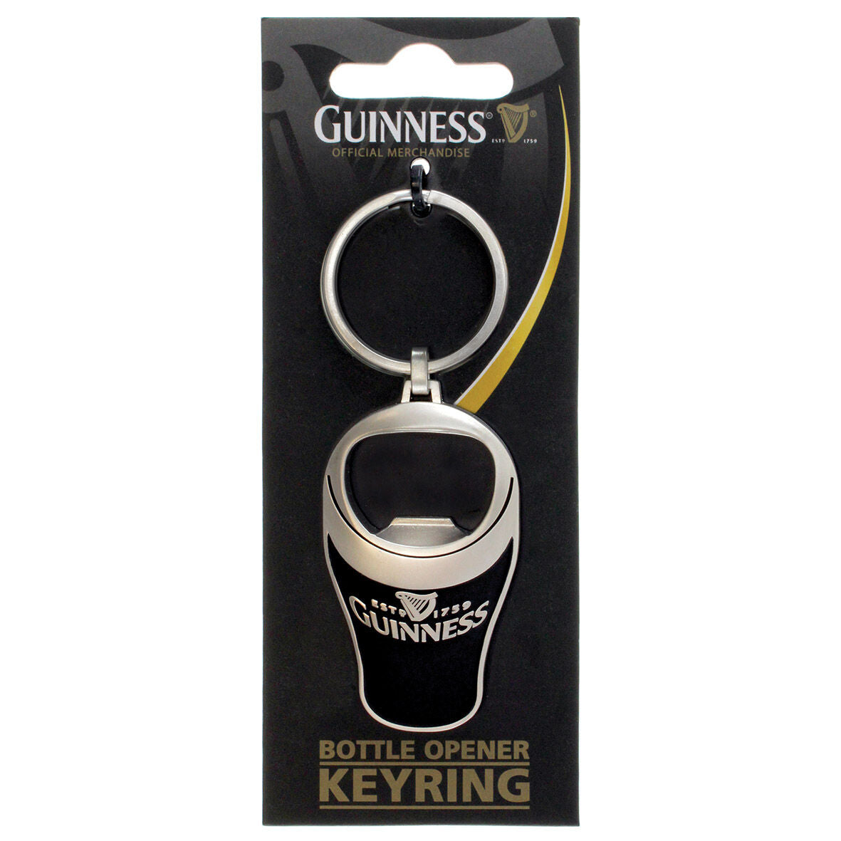 Guinness Bottle Opener 3d Keyring