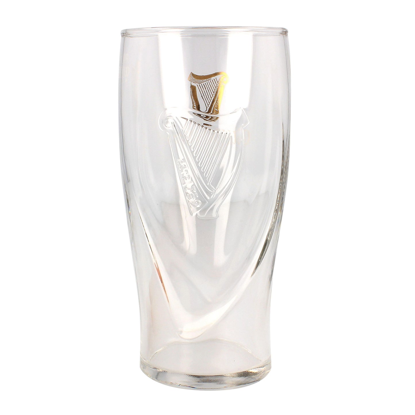 Guinness 540ml Embossed 4 Pack Pint Glass