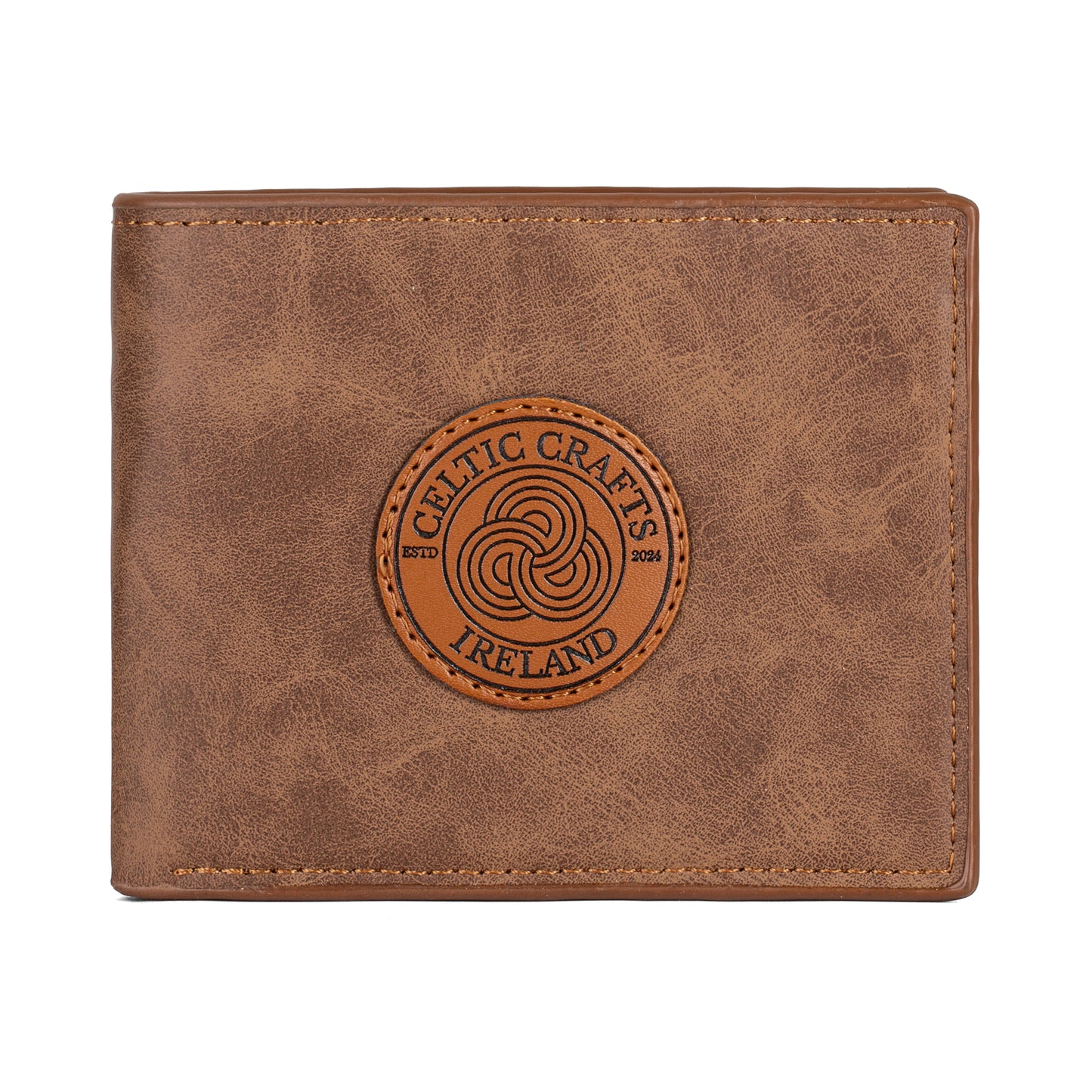 Celtic Crafts Ireland Brown Leather Wallet