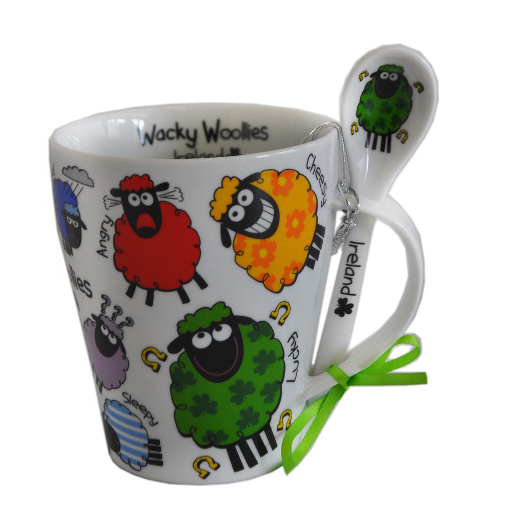 Wacky Woolies Mug & Spoon Set