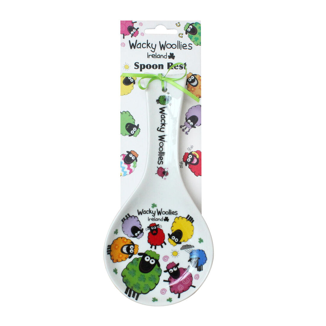 Ceramic Wacky Woolies Spoon Rest