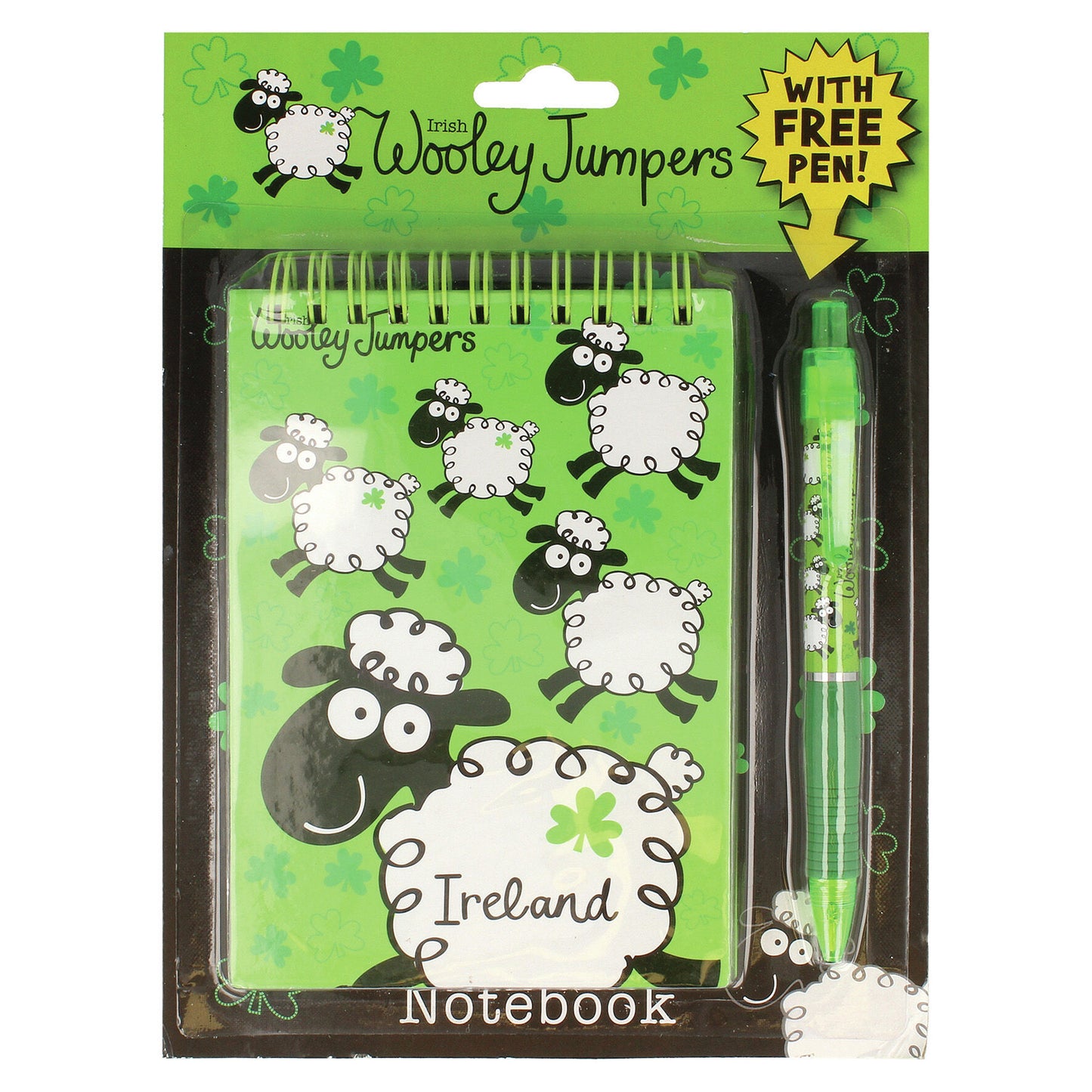Wooley Jumper Sheep Ireland Designed Notebook Comes With Free Pen