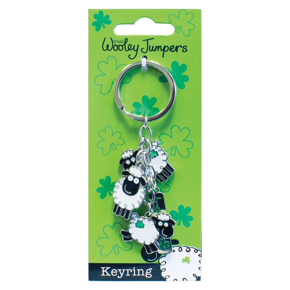 Sheep Charm Keyring Wooley Jumper