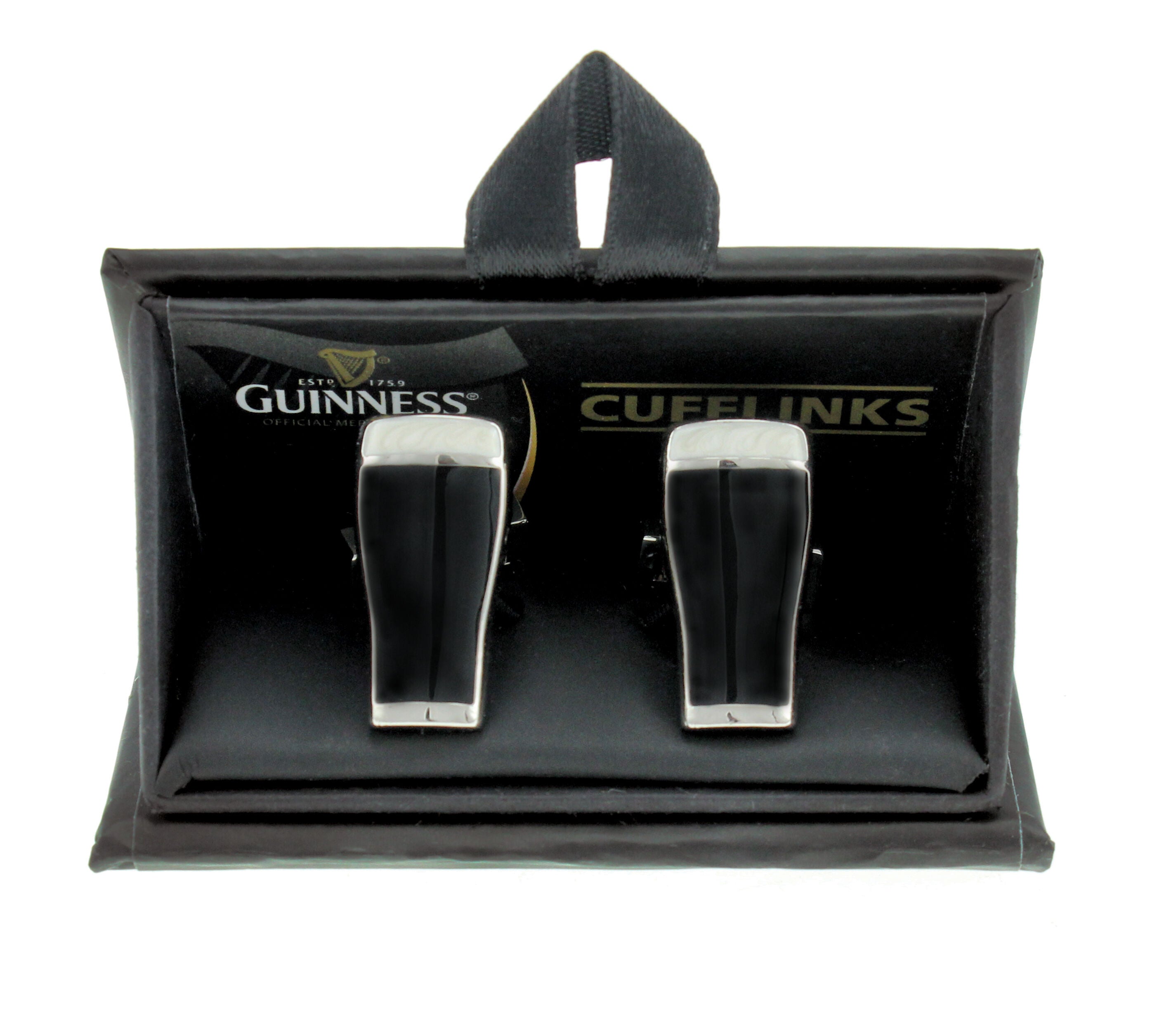 Guinness 3d Cufflinks Pint Design