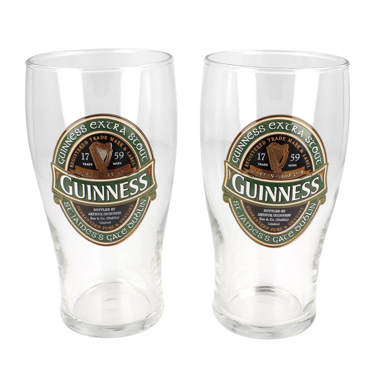 Guinness Ireland 2 Pack Pint Glasses