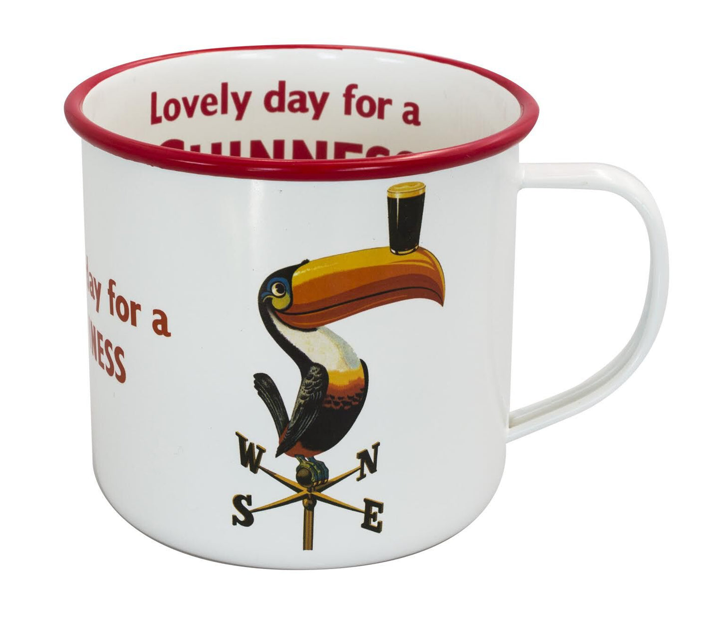 Guinness Toucan Weathervane Enamel Mug