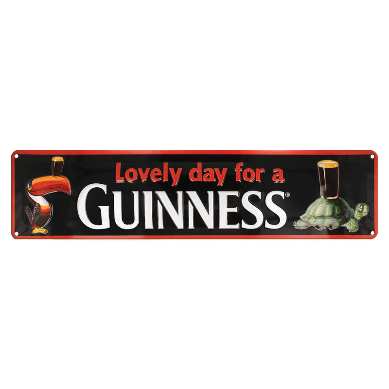 Guinness 'Lovely Day For A Guinness' Metal Sign
