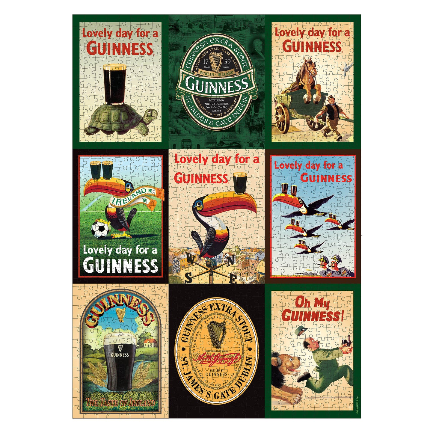 Guinness 9 Image 1000 Pieces Jigsaw Puzzle