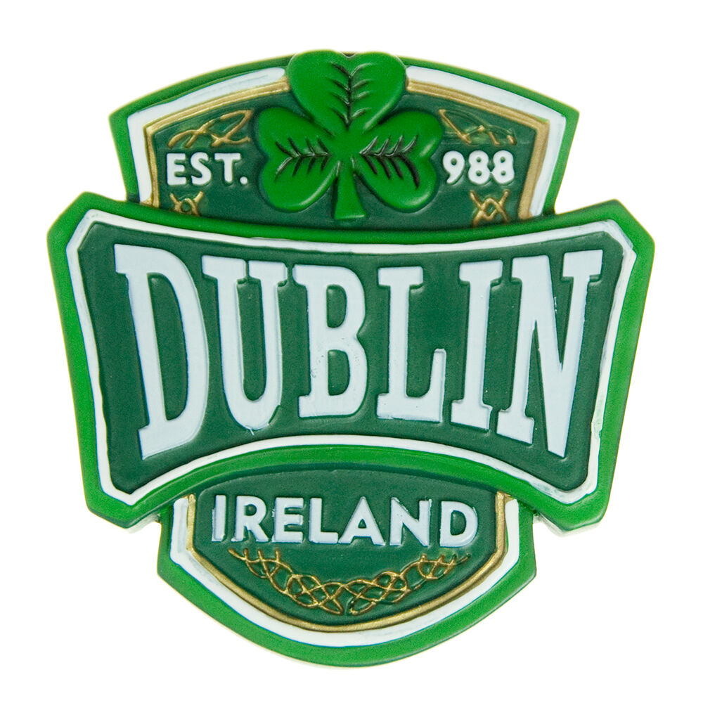 Dublin Varsity Crest Resin Magnet