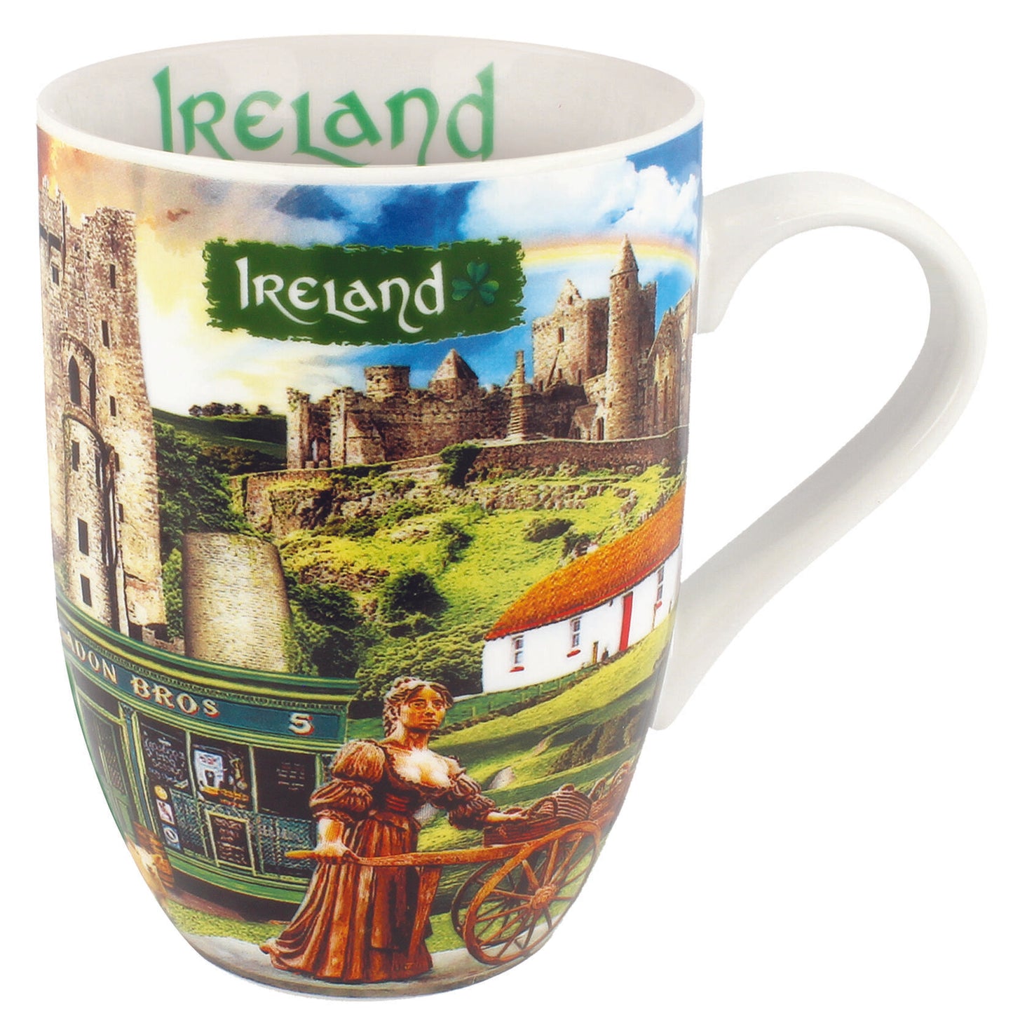 Ireland Montage Ceramic Mug With Famous Irish Landmark Design