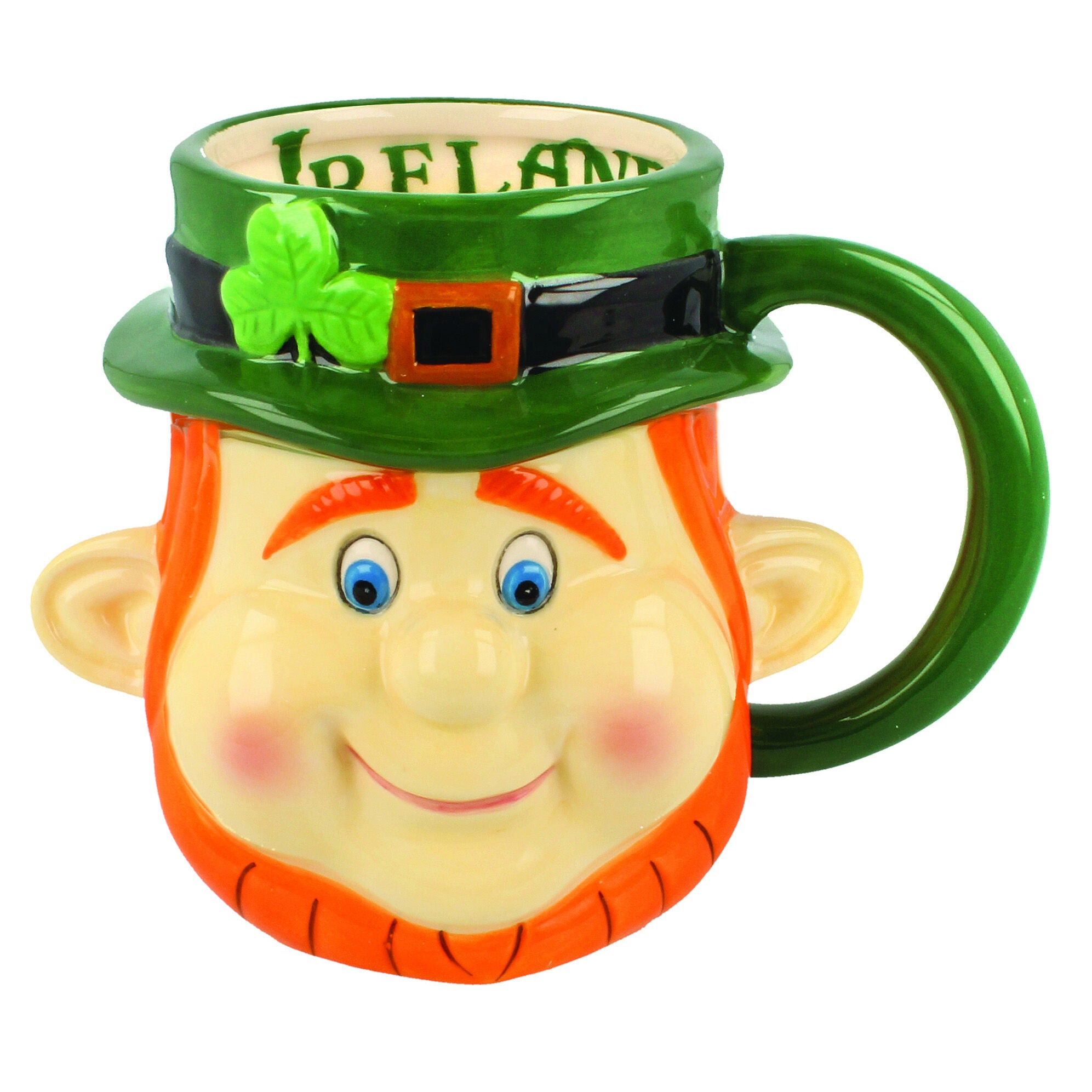 Mcmurfy The Leprechaun Head Mug