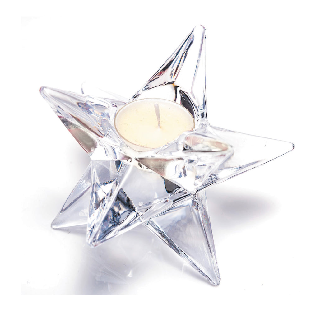 Star Glass Tealight Holder