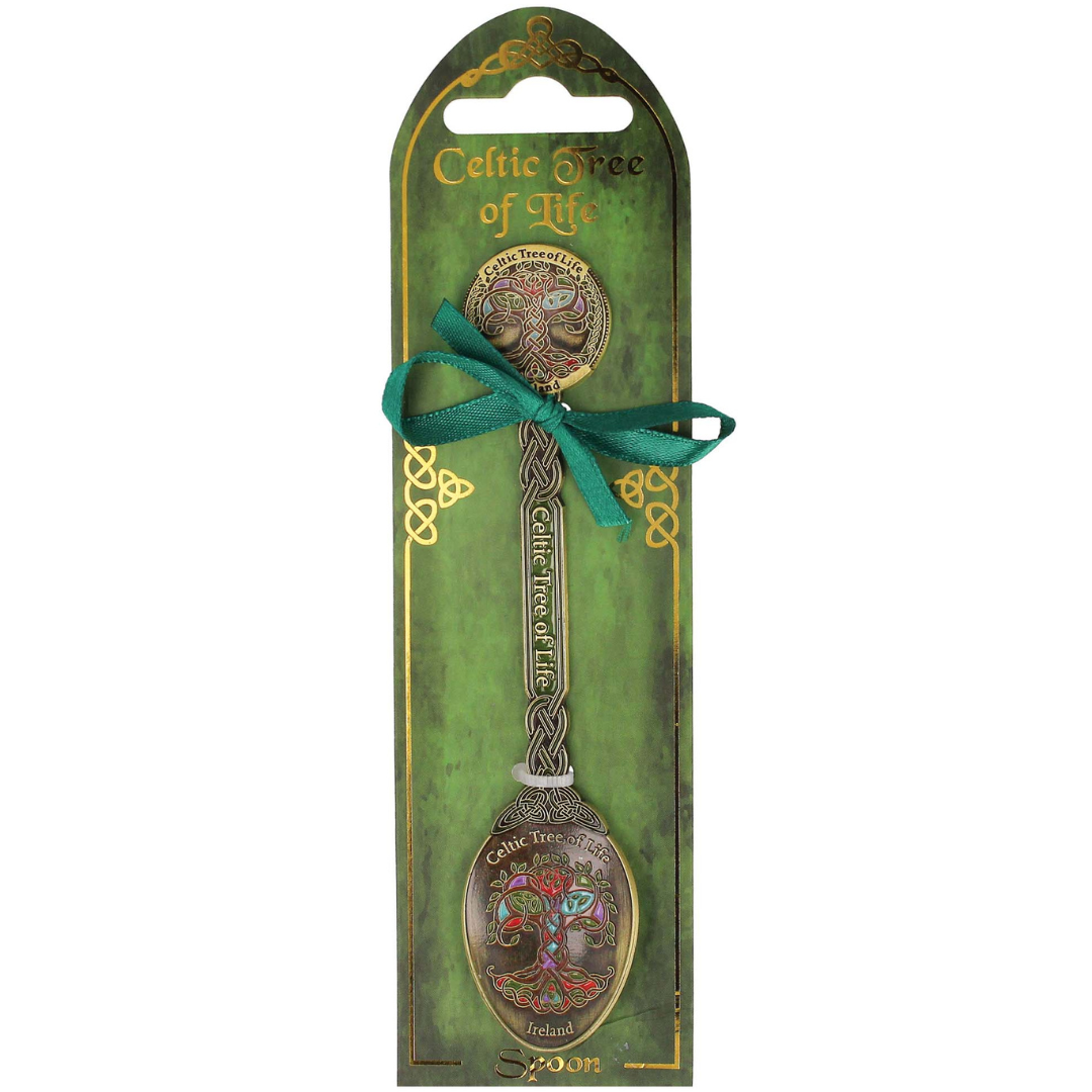 Tree Of Life Metal Spoon
