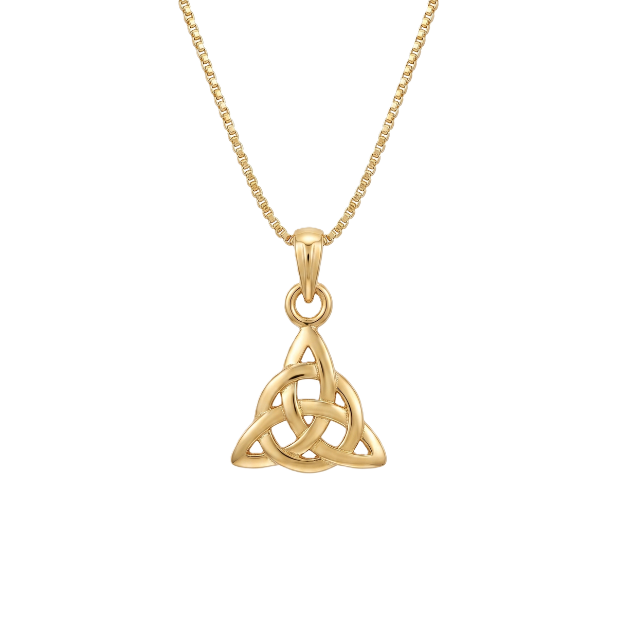 Trinity Circle Gold Vermeil Pendant