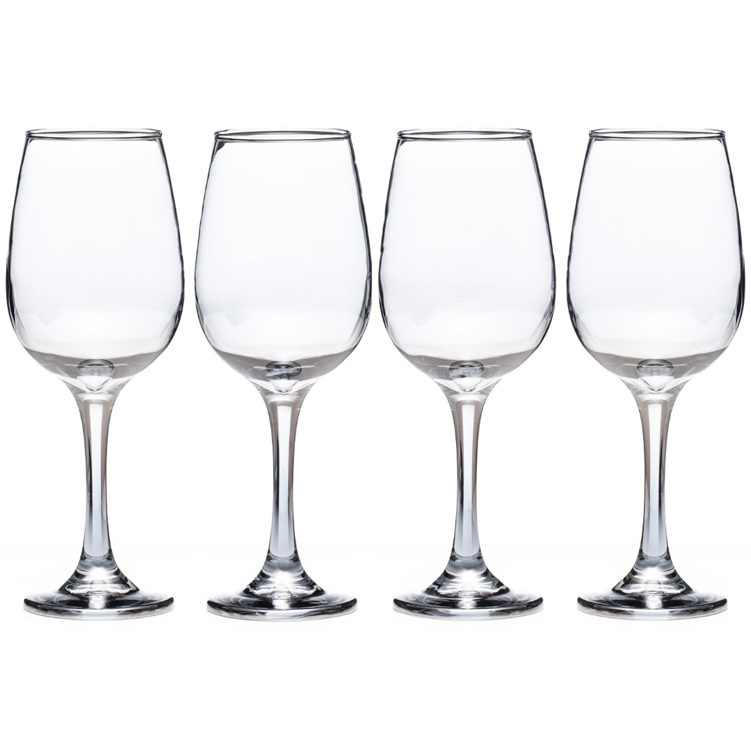 Grey Lustre Wine Glasses Set Of 4
