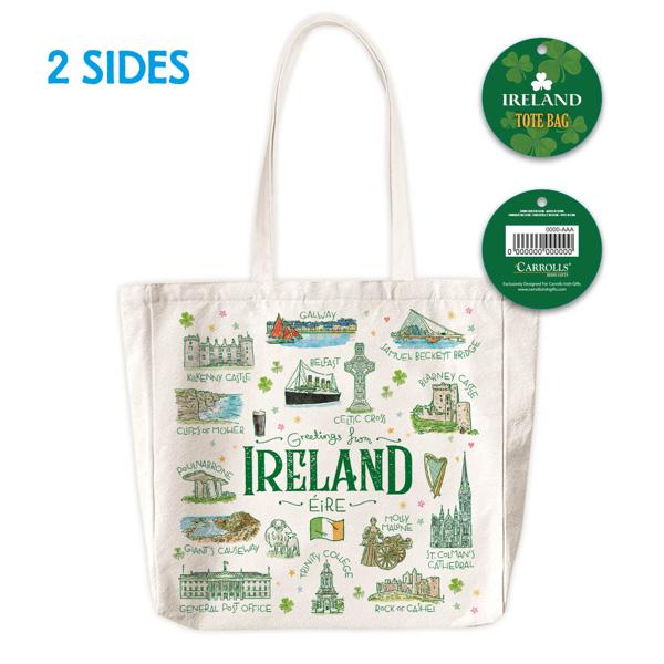 Ireland Printed Tote Bag