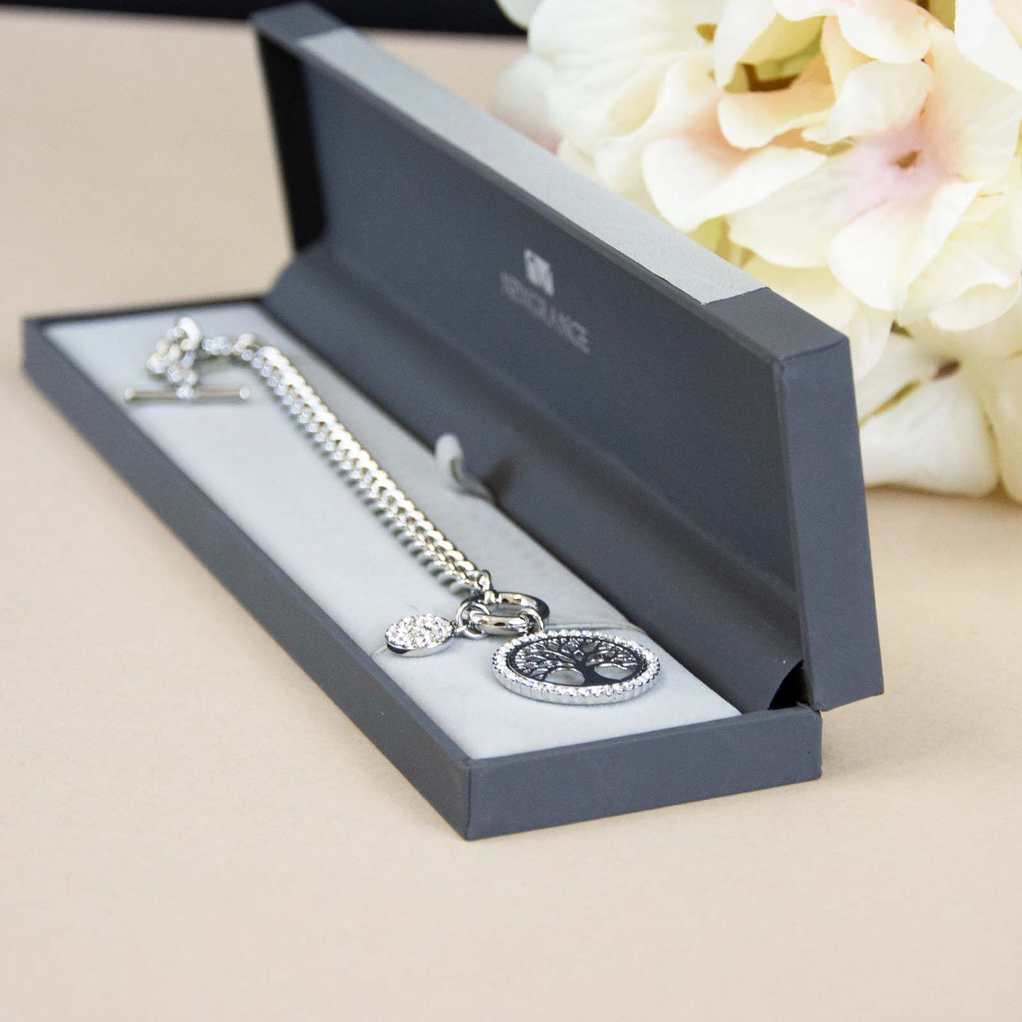 Newgrange Living Silver Tree of Life Toggle Bracelet