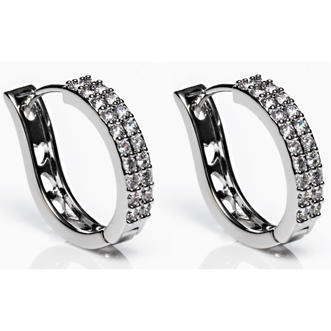 Silver Large Hoop Earrings