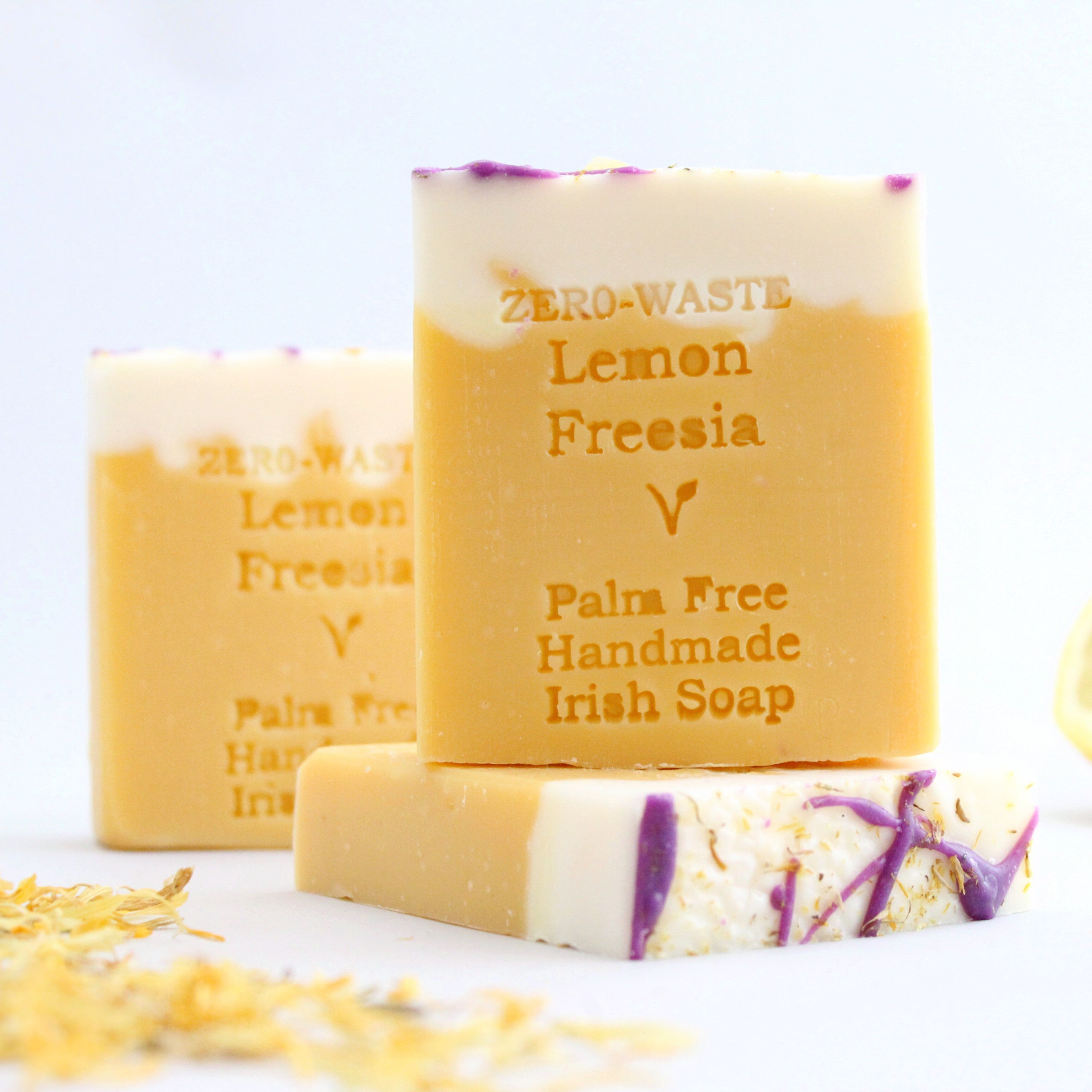 Marbled Lemon Freesia Soap Bar