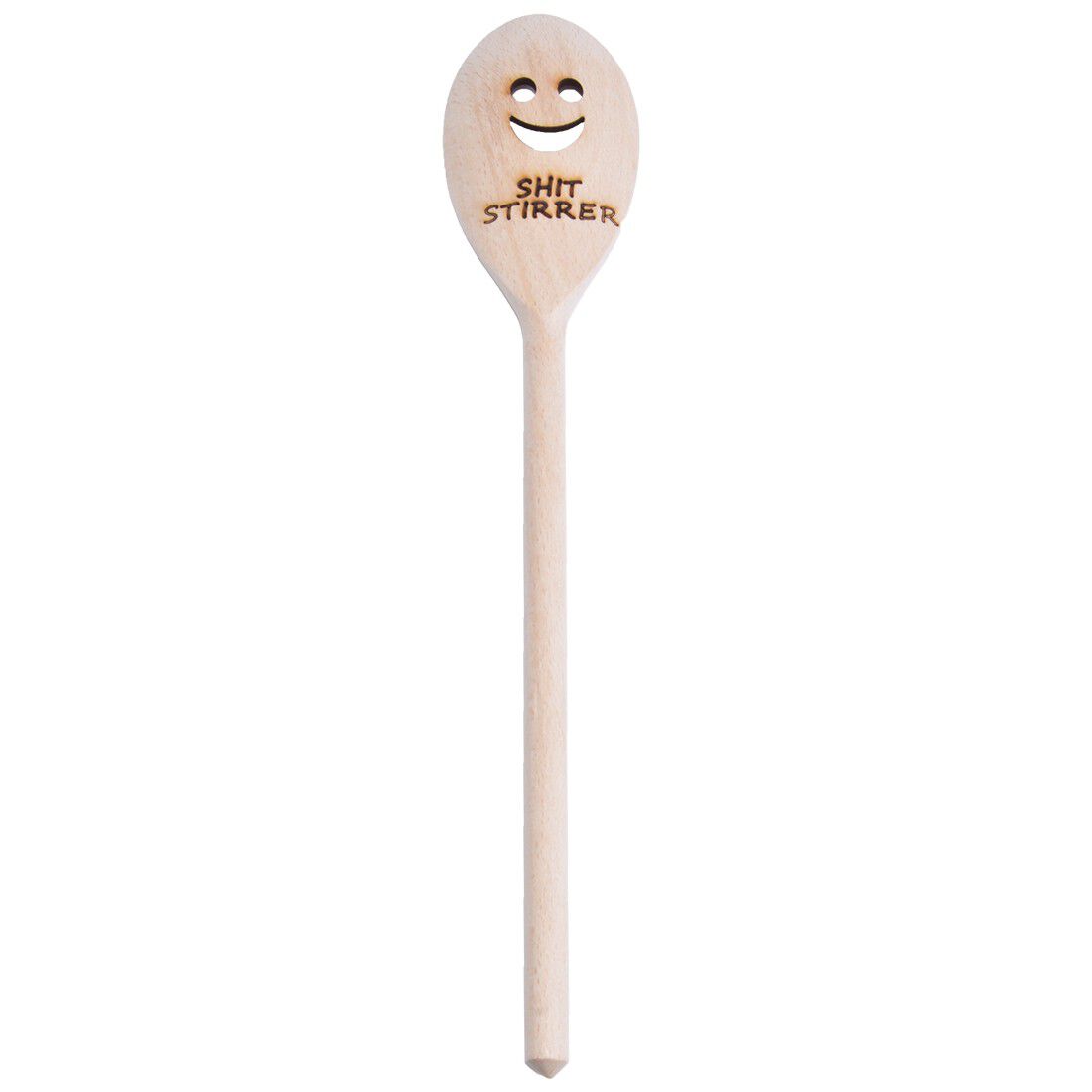 Smile-shaped Oak Wooden Spoon