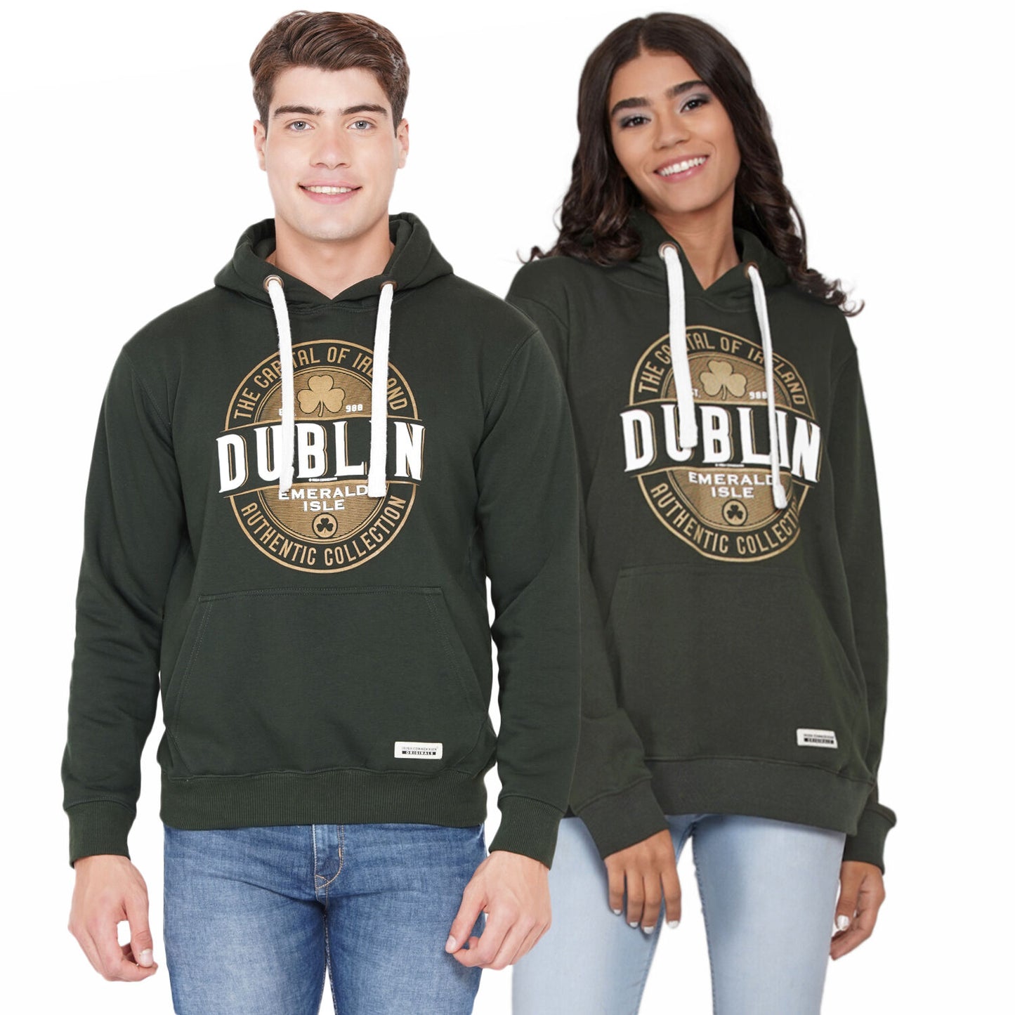 Unisex Capital Dublin Hood Forest Green