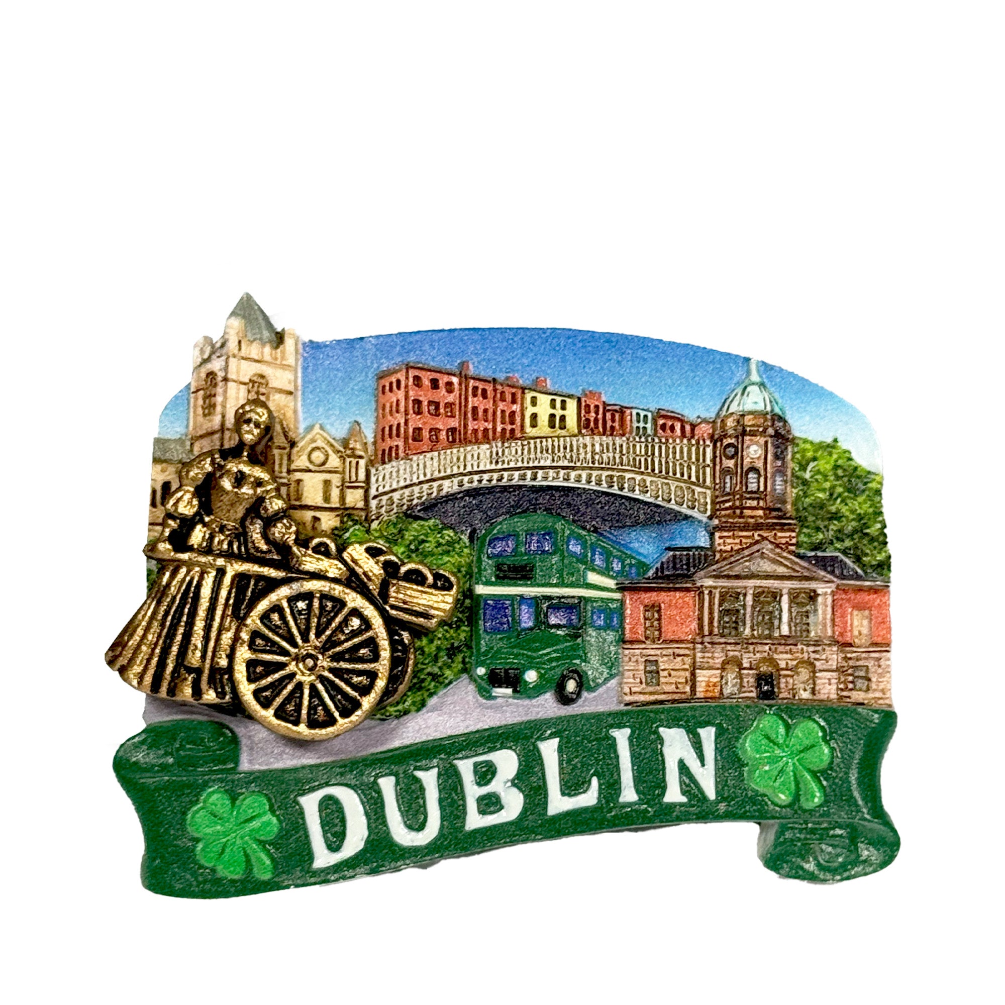 Dublin Molly Malone Spring Resin Magnet