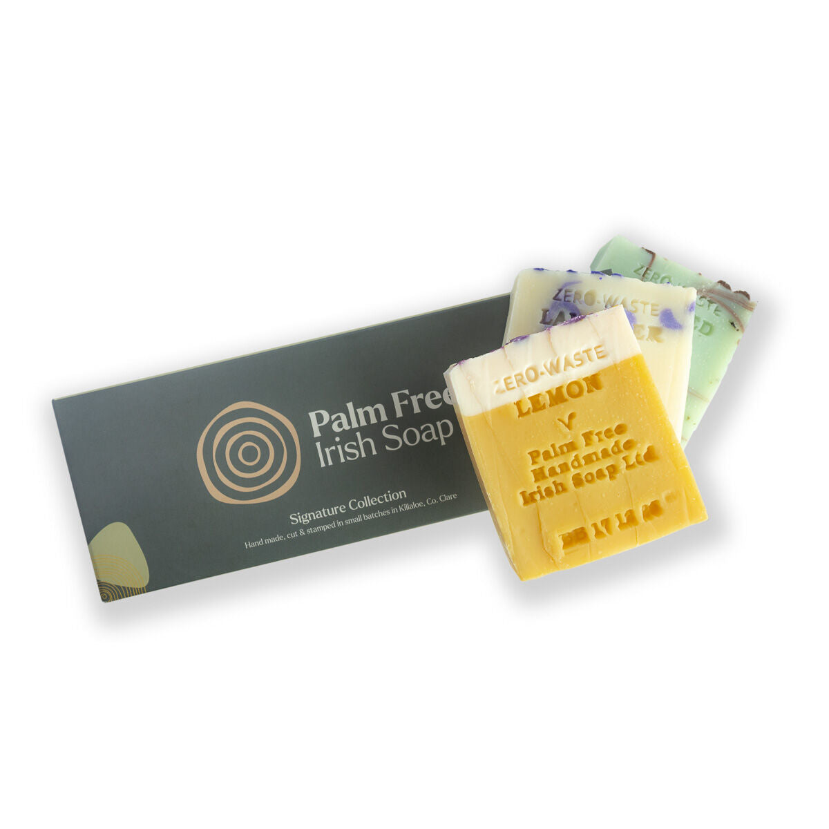 Handcrafted Palm Free Irish Soap – Artisan Gift Pack Of 3 Soaps