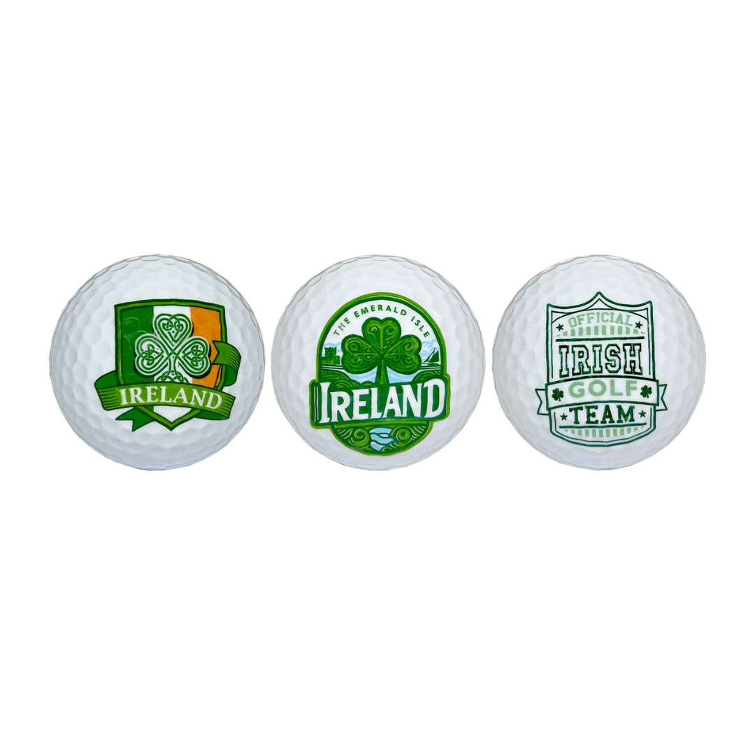 Ireland Set of three Golf Balls