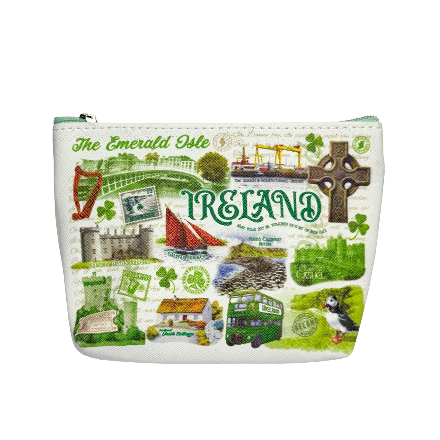 Ireland Montage Zip Purse