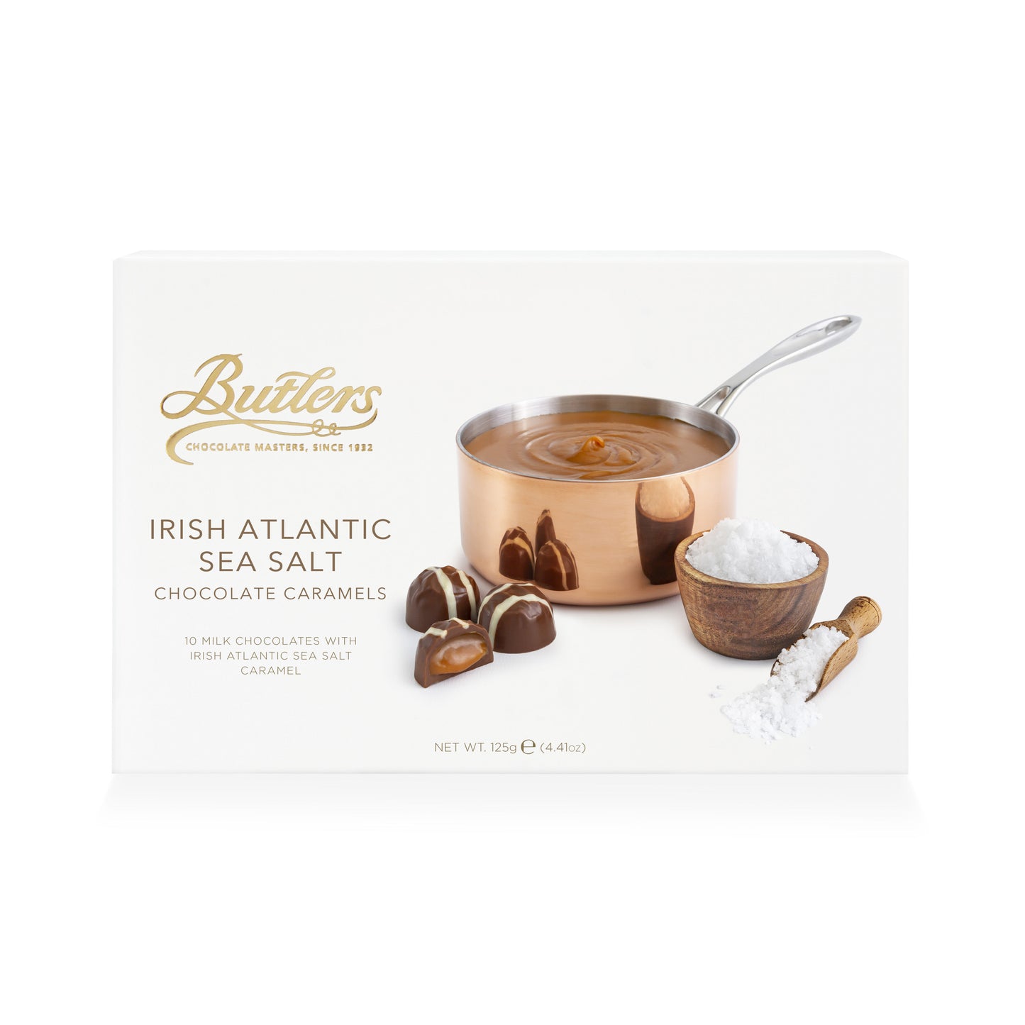 Butlers Irish Atlantic Sea Salt Chocolate Caramels 125g