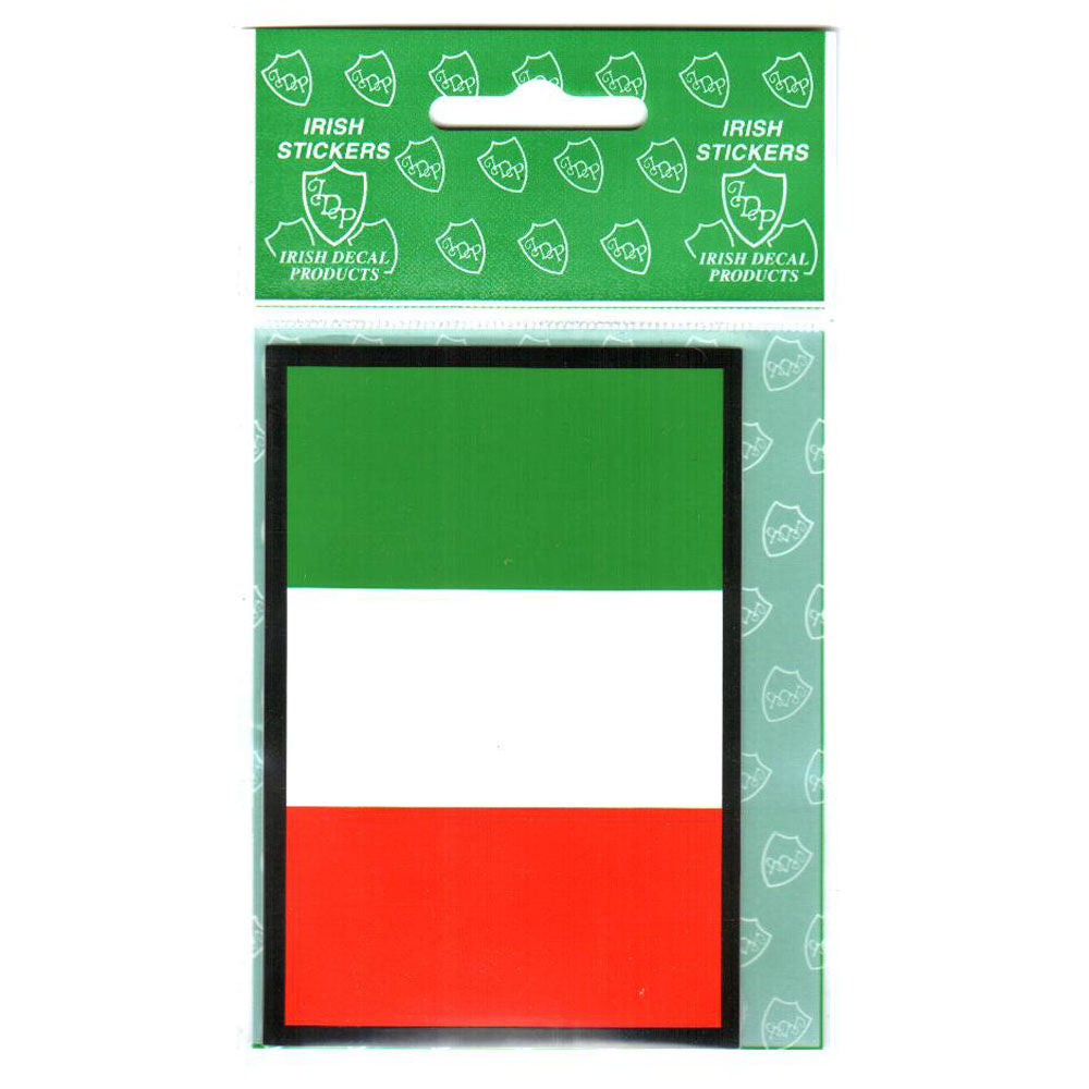 Tri Rectangle Flag Sticker