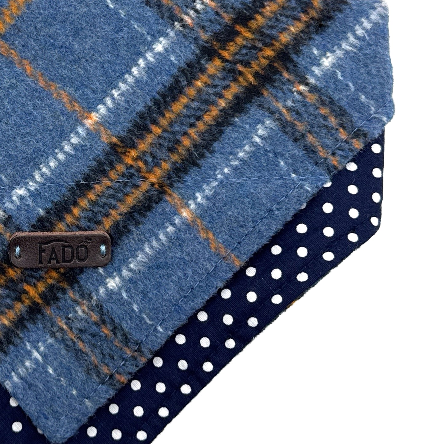 Fado Tartan Navy Dog Bandana