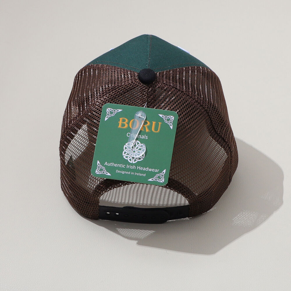 Baseball Trucker Cap Green & Brown