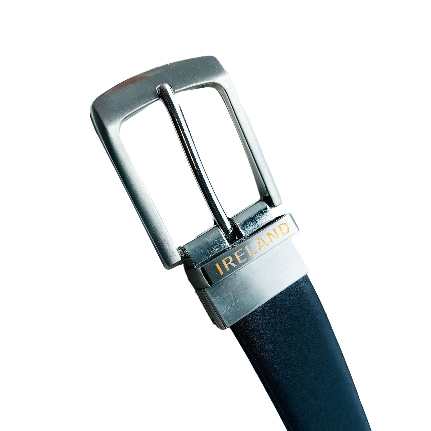 Mccabe Collection Real Leather Reversible Ireland Belt