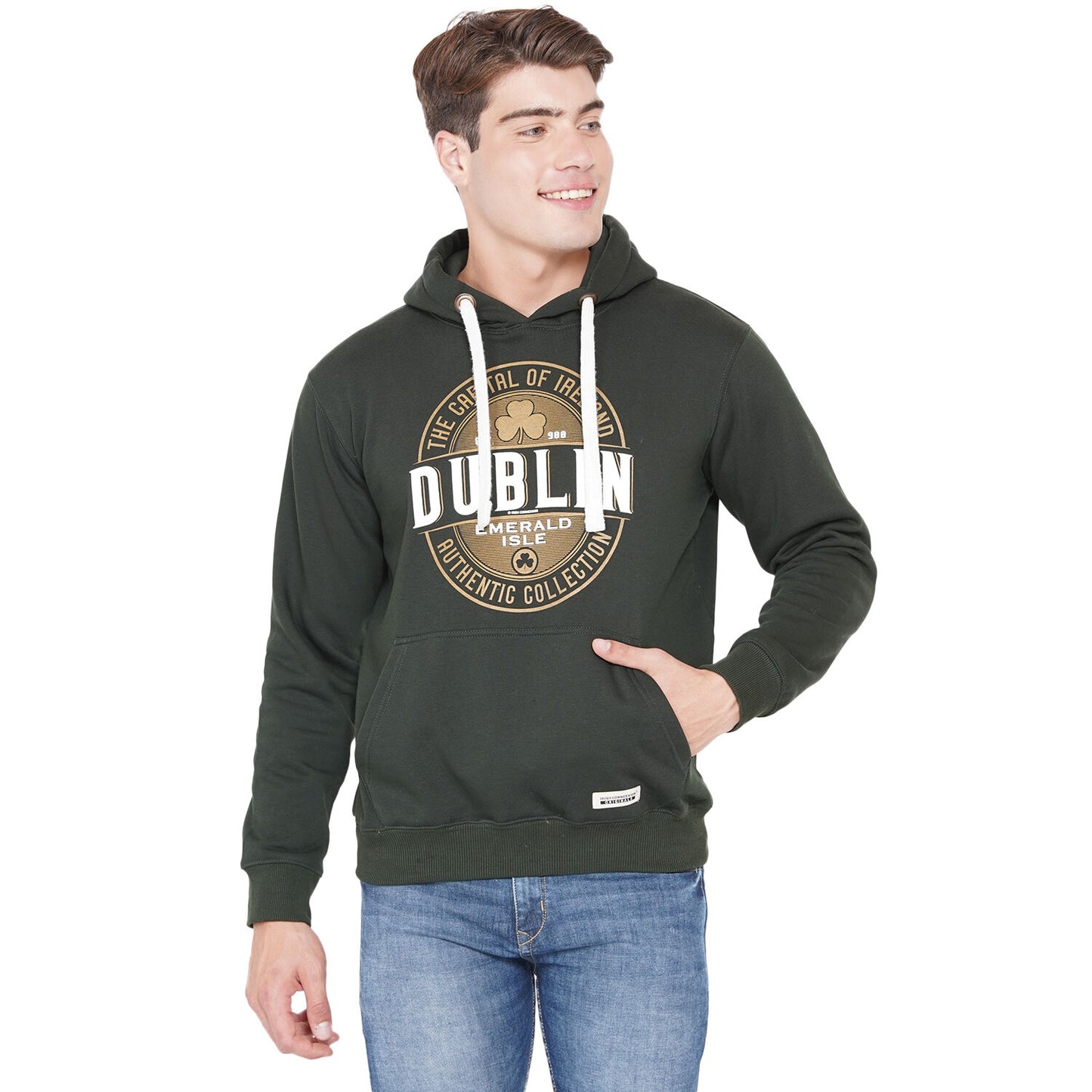 Unisex Capital Dublin Hood Forest Green
