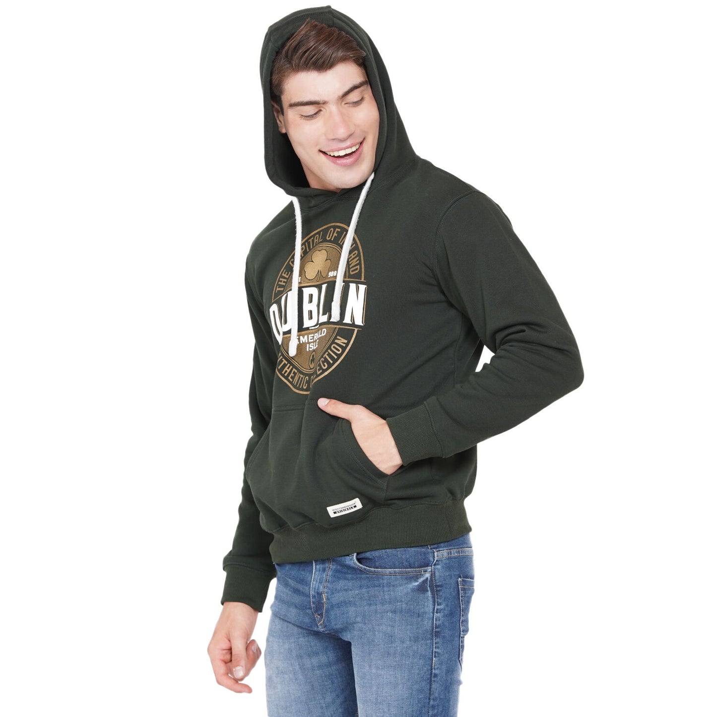 Unisex Capital Dublin Hood Forest Green