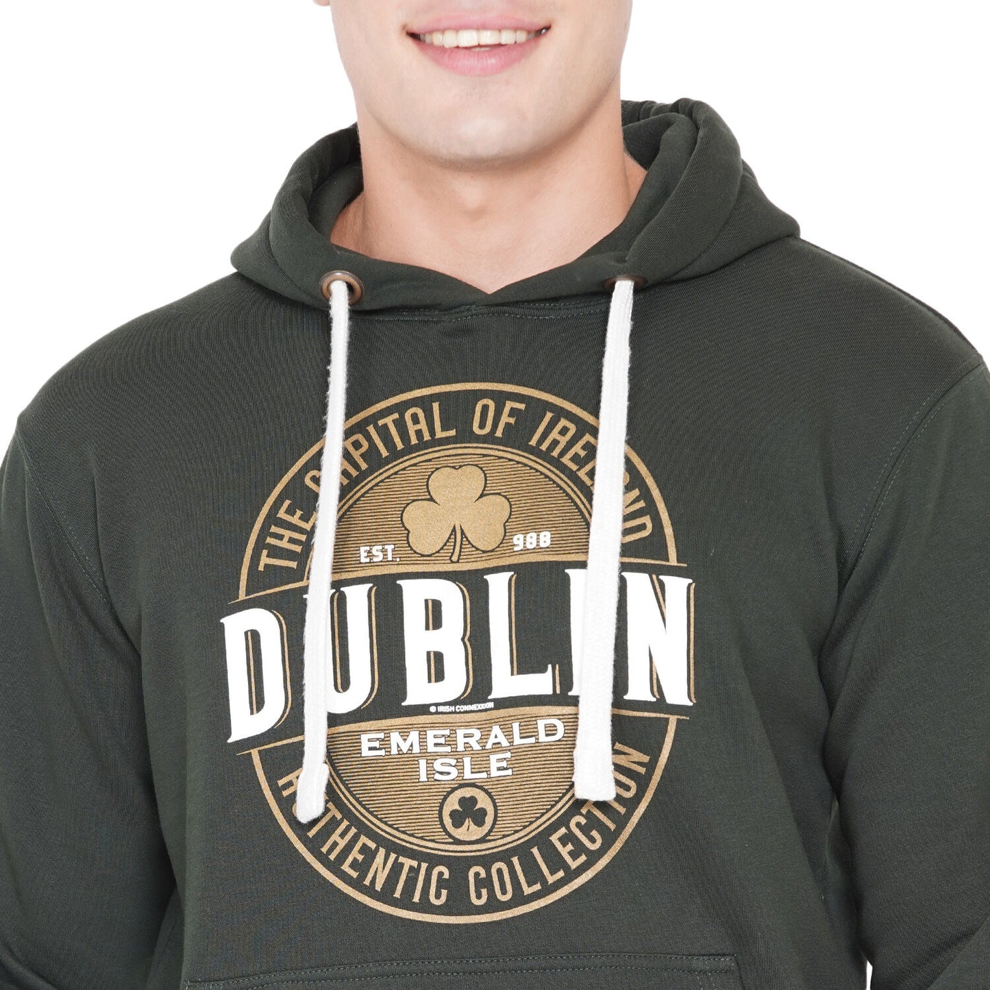 Unisex Capital Dublin Hood Forest Green