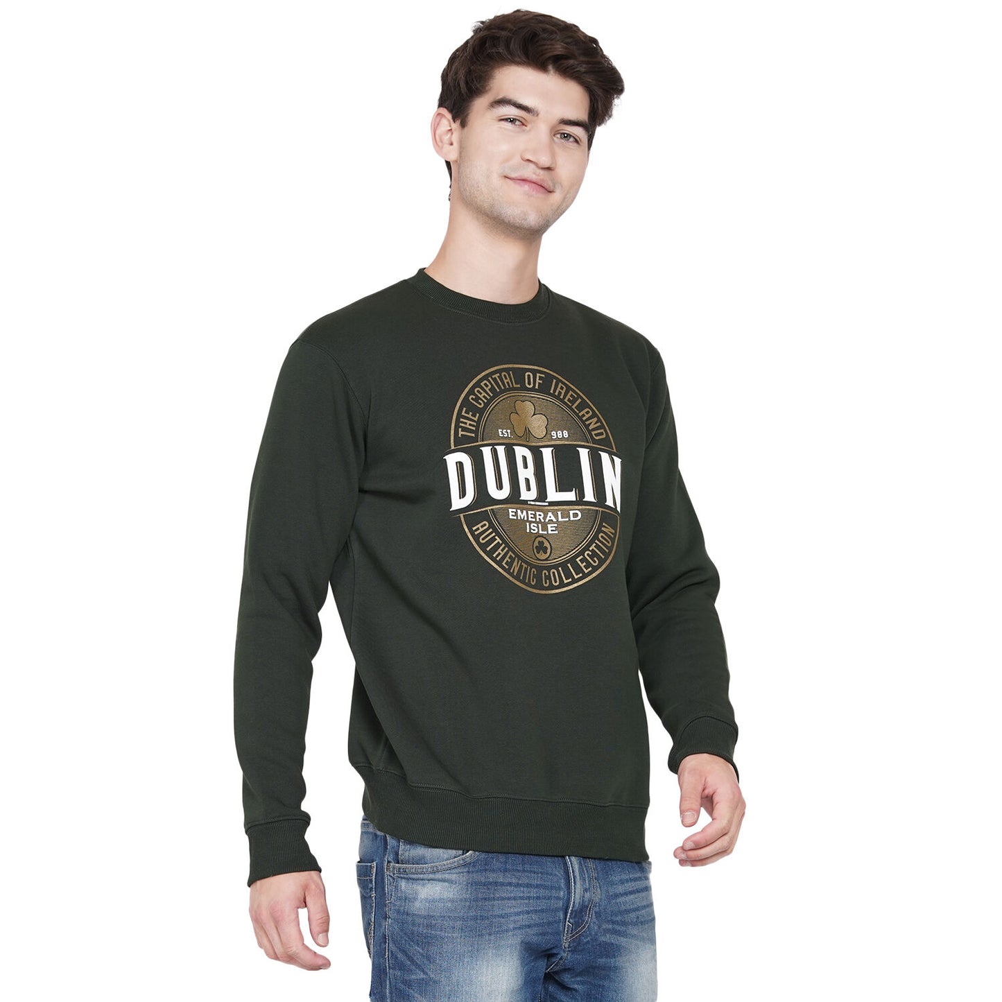 Unisex Capital Dublin Sweater Forest Green