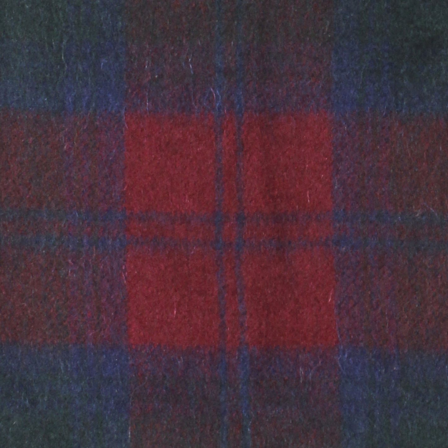 Heritage Traditions Wool Scarf With Burgundy Red And Blue Tartan Design