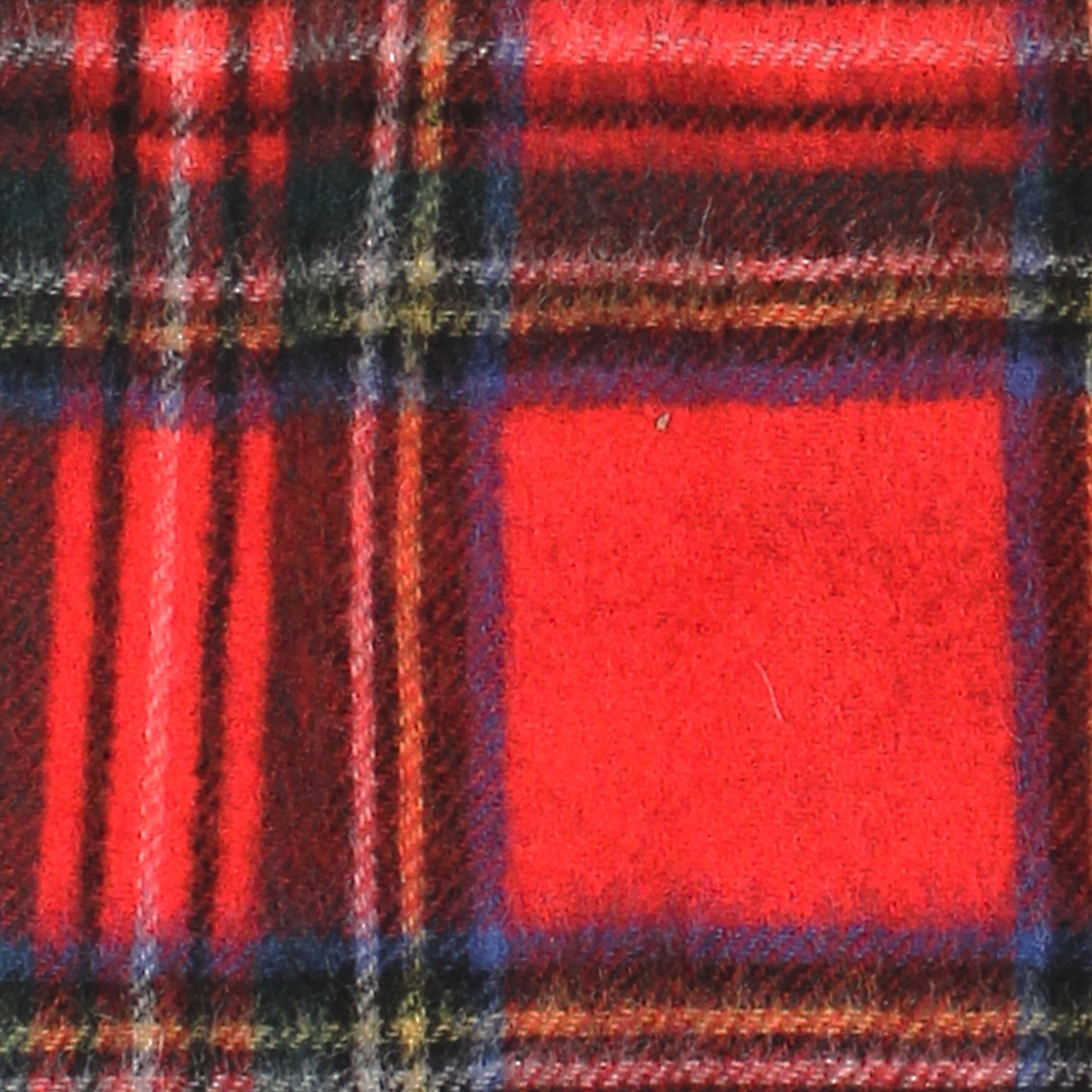 Heritage Traditions Wool Scarf With Red Green And Blue Design 12 X 66