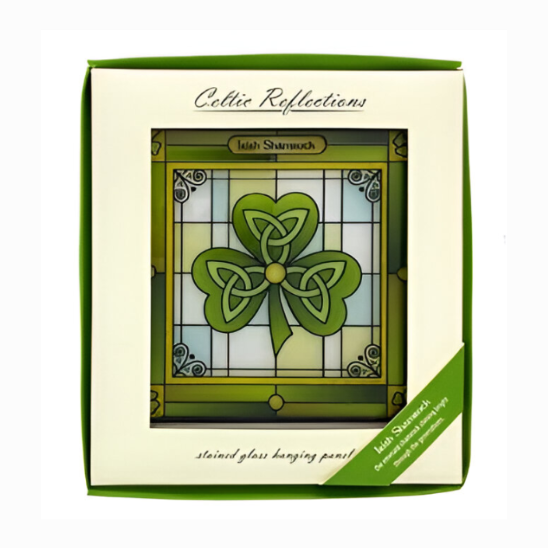 Stained Glass Shamrock Frame