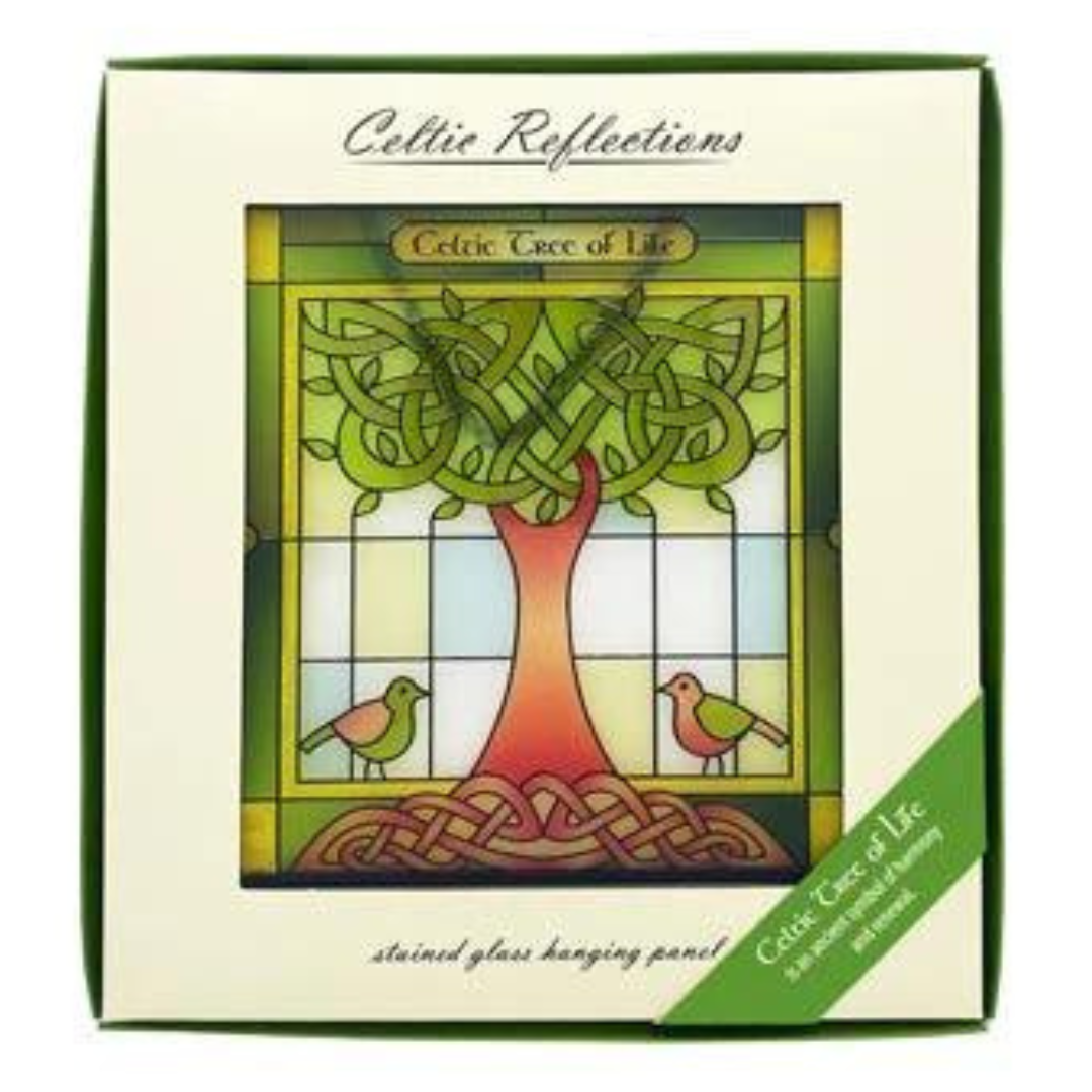 Tree Of Life Glass Stained Plaque