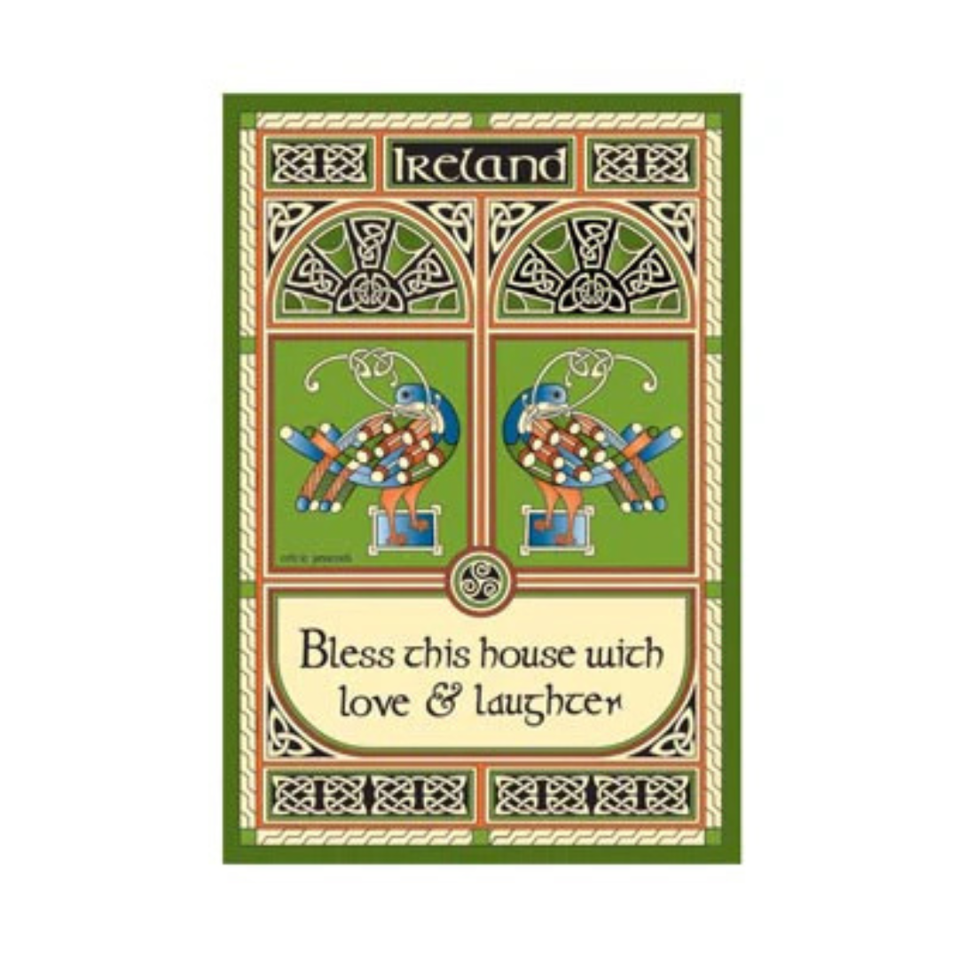 Celtic Peacock Tea Towels Set