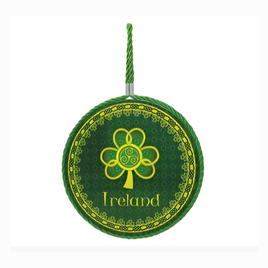 Shamrock Spiral Rope Plaque