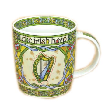 Irish Weave Harp Mug