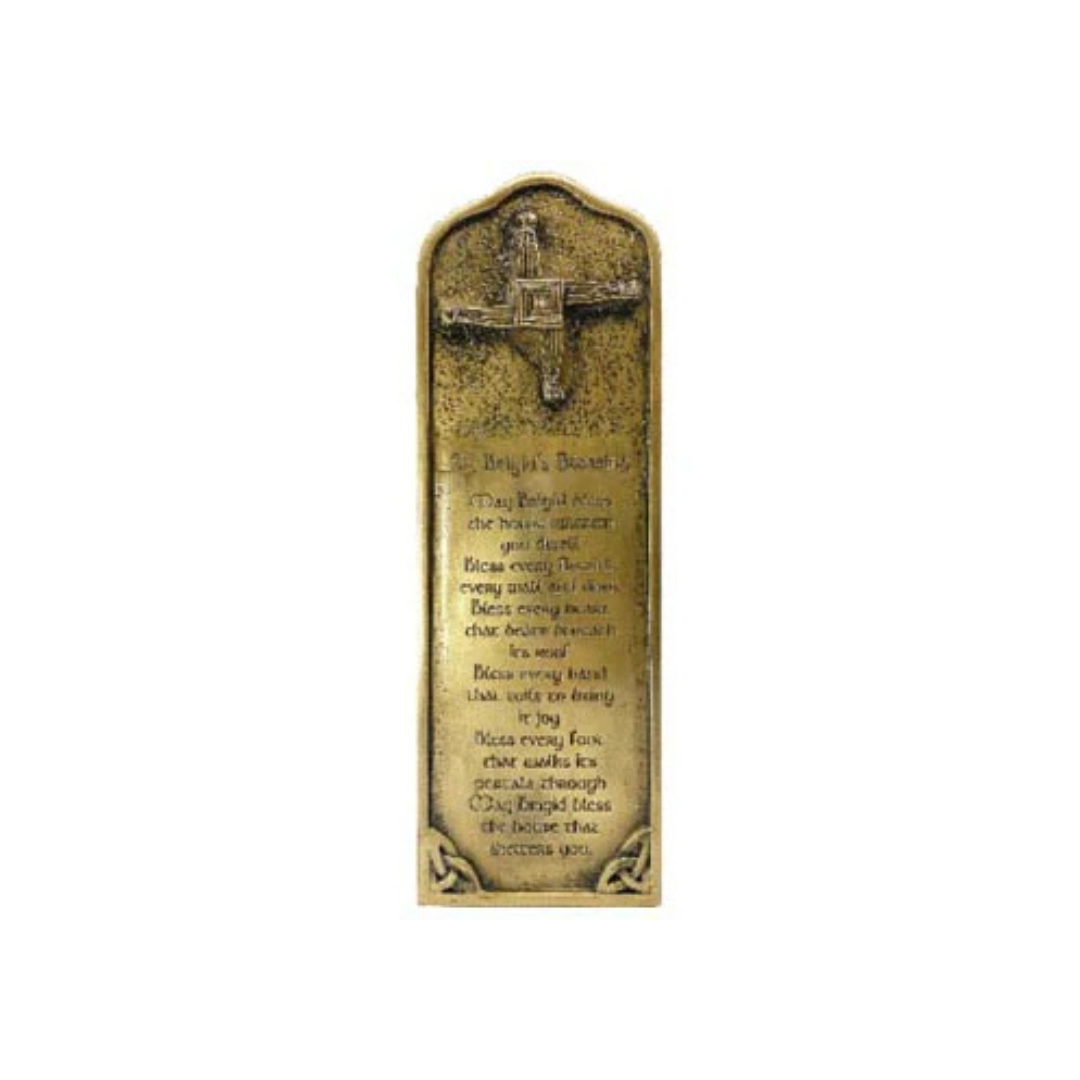 St. Brigid's Blessings Bronze Wall Plaque