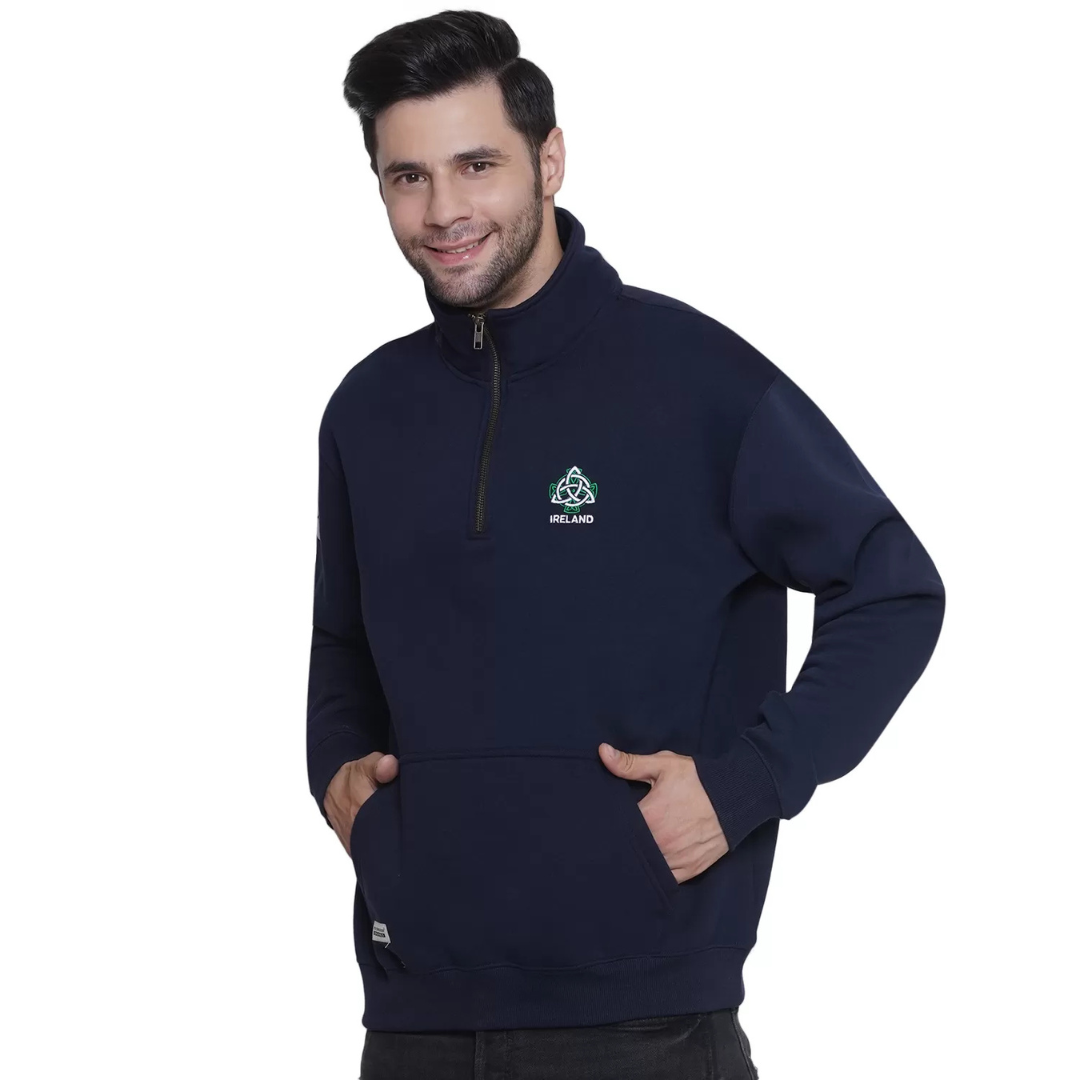 Men's Celtic Quarter-zip Sweatshirt Navy