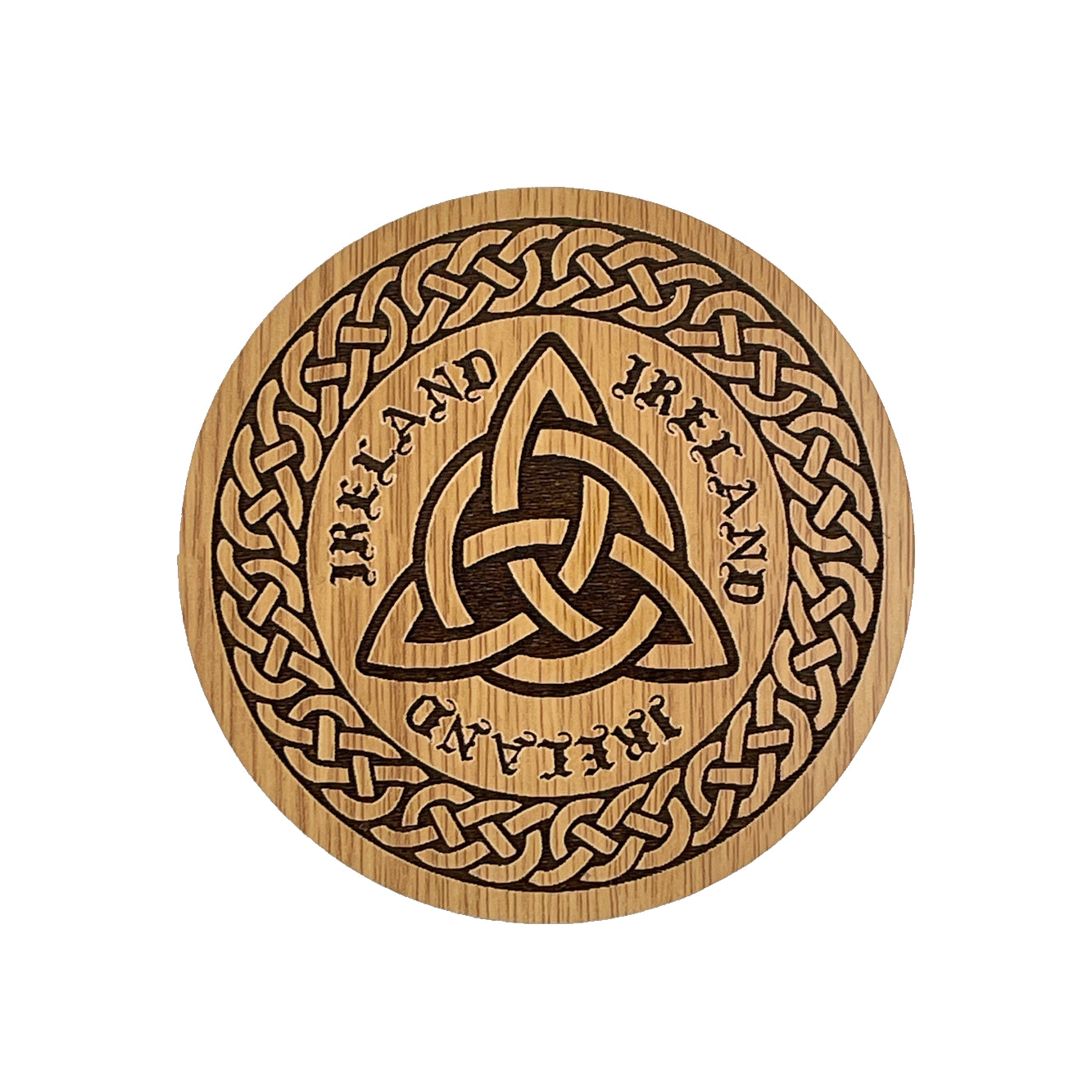 Wooden Coaster Trinity Knot