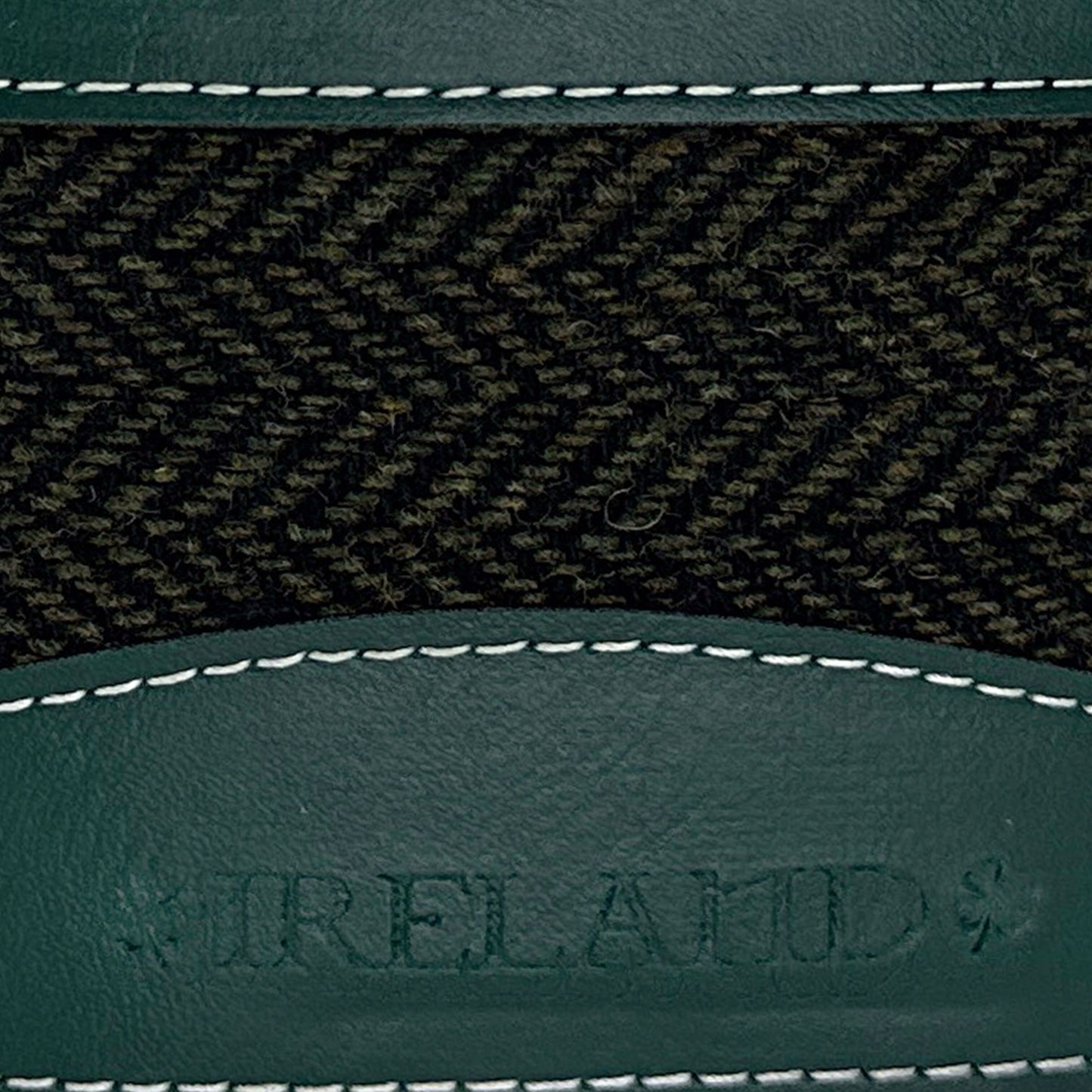 Herringbone Embossed Ireland Flask