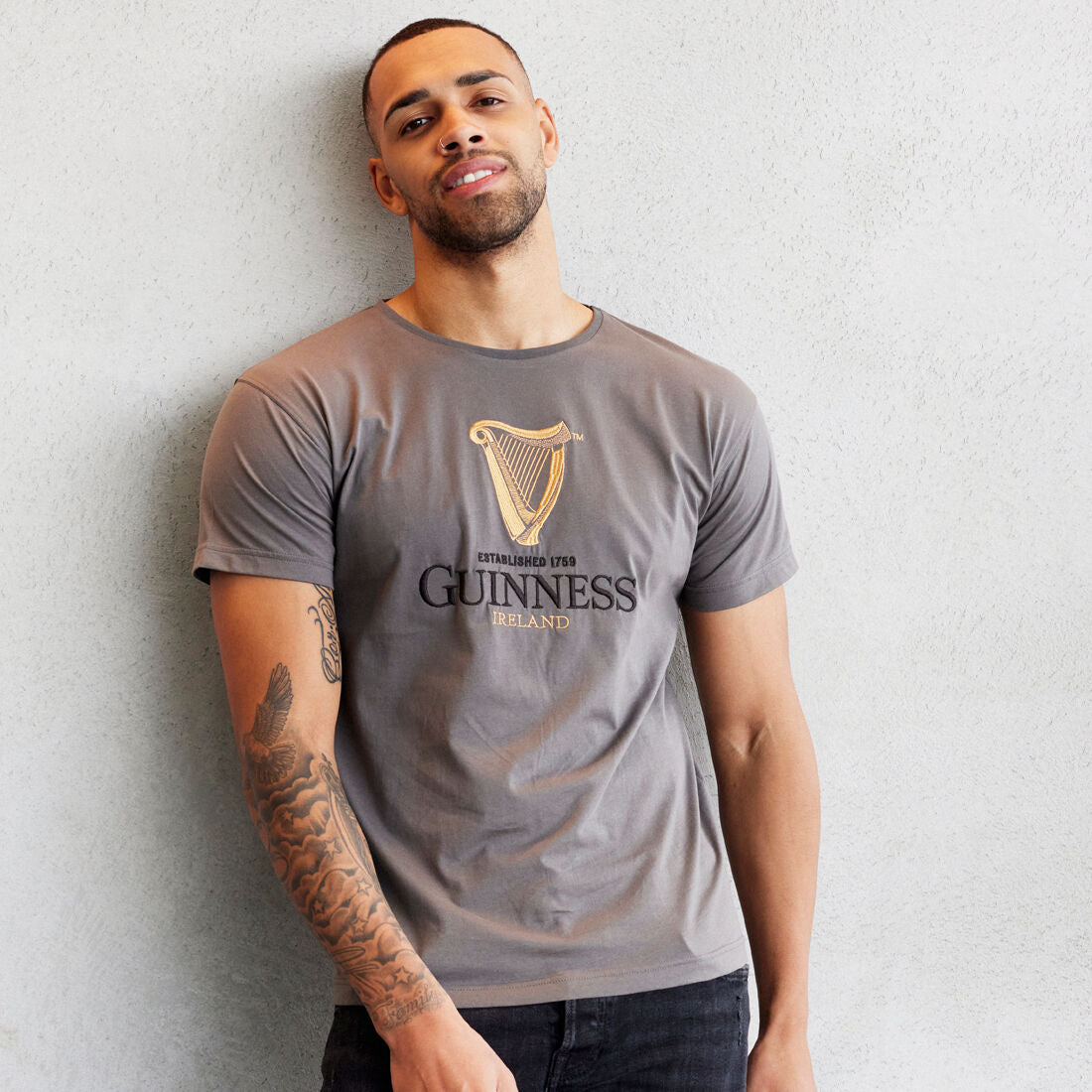 Guinness Ireland Est 1759 Pewter T-Shirt